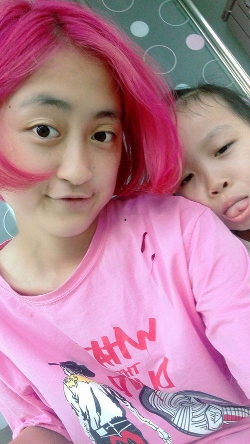 粉橙色头发图片  第3张